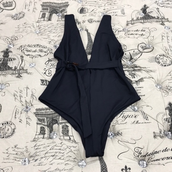 TAVIK Cindy Plunge Neck One-Piece Swimsuit - Picture 5 of 8